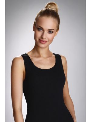 Top uni, din bumbac de culoare neagra poza 0
