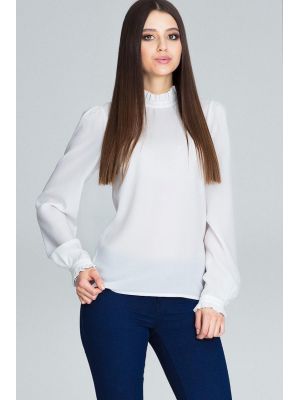 Bluza eleganta, de culoare alba poza 0