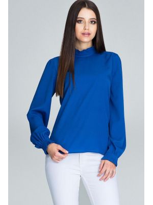 Bluza eleganta, de culoare albastra poza 0