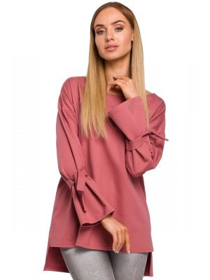 Bluza asimetrica cu mansete tip clopot poza 0