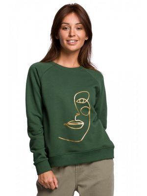 Bluza sport-casual, de culoare verde poza 0