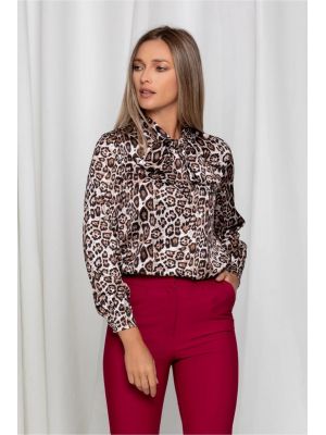 Bluza Ella Collection Belle cu animal print poza 0