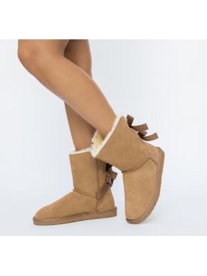 Cizme Tip Ug Moro Camel poza 0