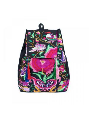 Rucsac deosebit, cu imprimeu floral multicolor poza 0