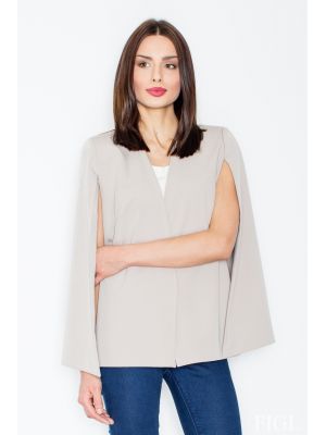 Jacheta casual, de culoare bej poza 0