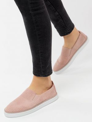 Espadrile piele naturala Liles Roz poza 0