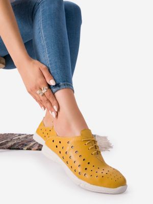 Pantofi casual Merana Galbeni poza 0