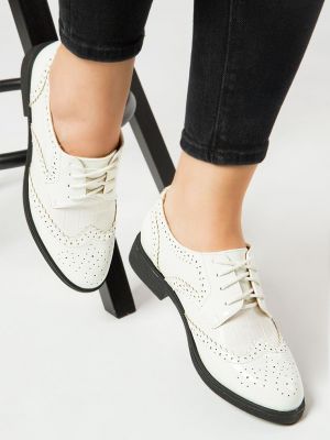 Pantofi Oxford Hidia Albi poza 0