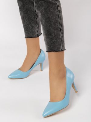 Pantofi stiletto Sarina Albastri poza 0
