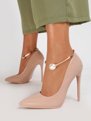 Pantofi stiletto Marela Bej poza 0
