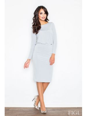 seven The beginning index Rochie sic, de culoare gri, cu lungime peste genunchi FRO133156CMD - Rochii - Rochii casual seven The beginning index Rochie sic, de culoare gri, cu lungime peste genunchi FRO133156CMD - Rochii - Rochii casual
