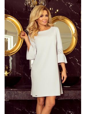 Rochie lejera, eleganta cu insertie de dantela poza 0