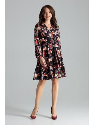 Rochie sic, scurta, cu imprimeu floral poza 0