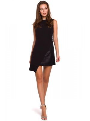 Rochie asimetrica, eleganta, in nuanta de negru poza 0