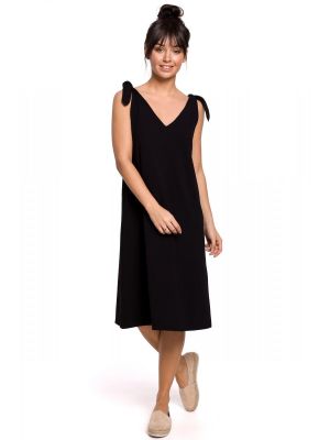 Rochie midi, sic, de culoare neagra poza 0