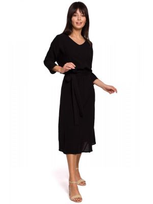 Rochie eleganta, de lungime medie, de culoare neagra poza 0