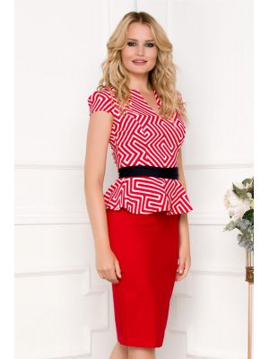 fro270046_rosu_rochie-fofy-rosie-cu-imprimeu-geometric-si-peplum-in-talie.jpg