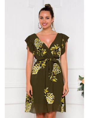 fro270063_kaki_rochie-guadeloupe-kaki-cu-imprimeu-ananas.jpg