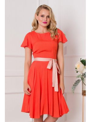 fro270219_portocaliu_rochie-mira-orange-cu-buline-bej-imprimate.jpg