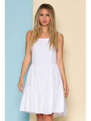 Rochie Misha alba lejera de vara poza 0