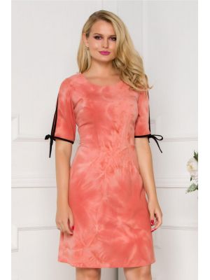 Rochie Moze caramizie watercolor poza 0