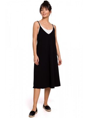 Rochie lejera, de culoare neagra, casual poza 0