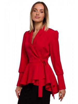 Sacou sic, asimetric, cu peplum poza 0