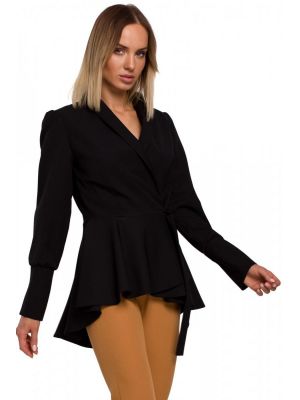 Sacou sic, asimetric, cu peplum poza 0