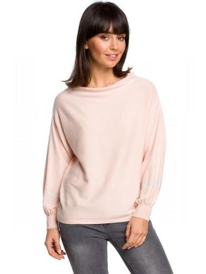 Bluza apricot cu maneci lejere si mansete elastice poza 0