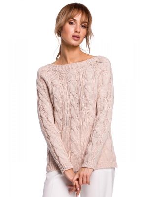 Bluza sic, tricotata, de culoare roz poza 0