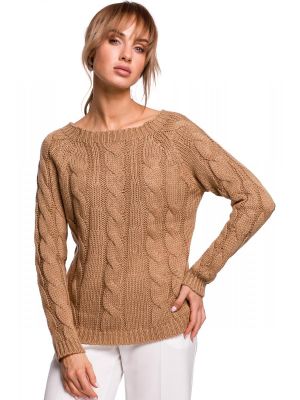 Bluza sic, tricotata, de culoare camel poza 0